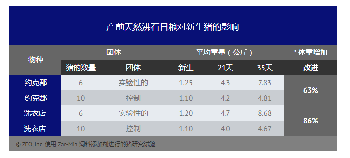 天然沸石饲料添加剂有益于猪的健康和生长